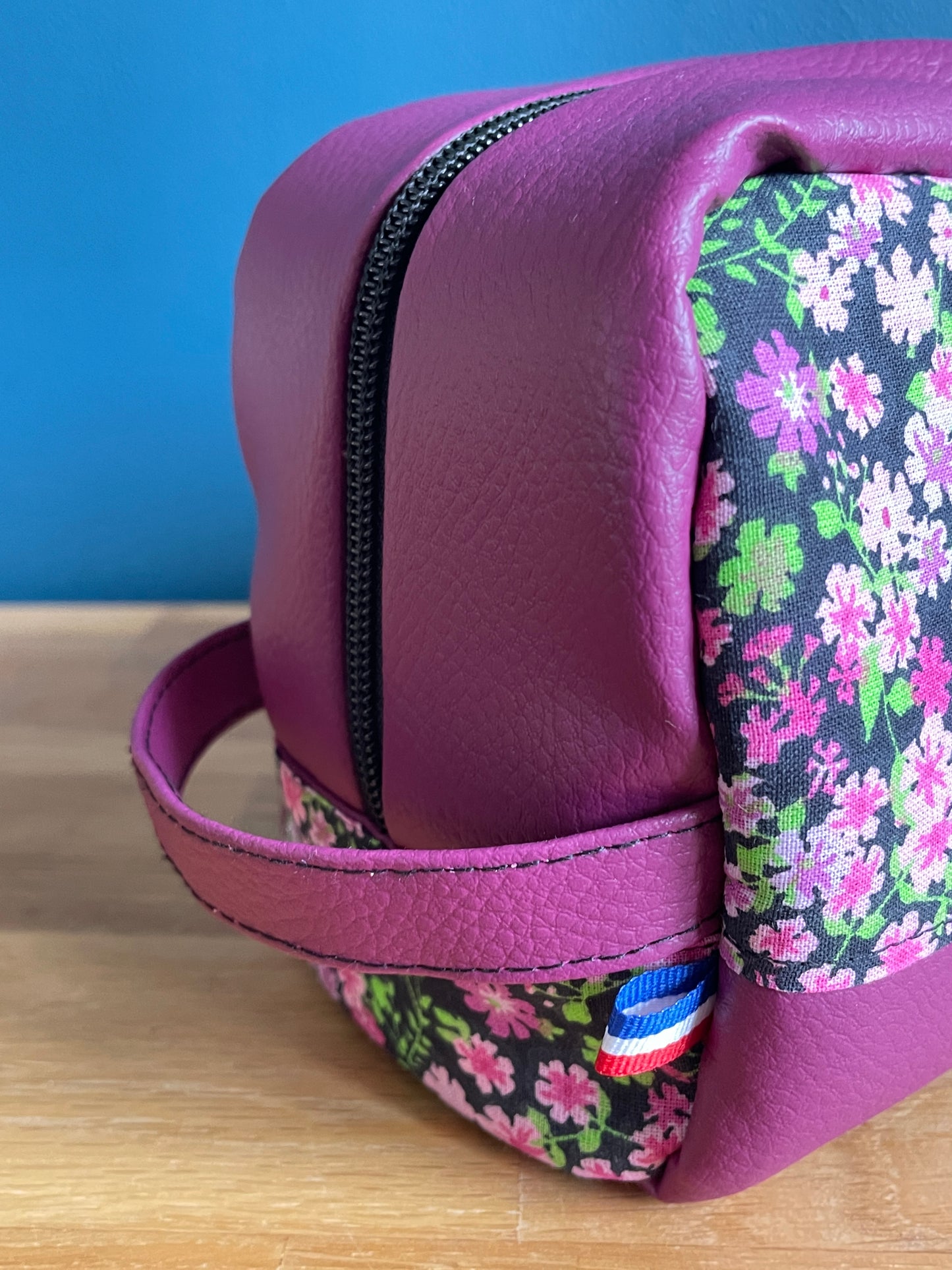 Trousse de toilette Fleurie Violette