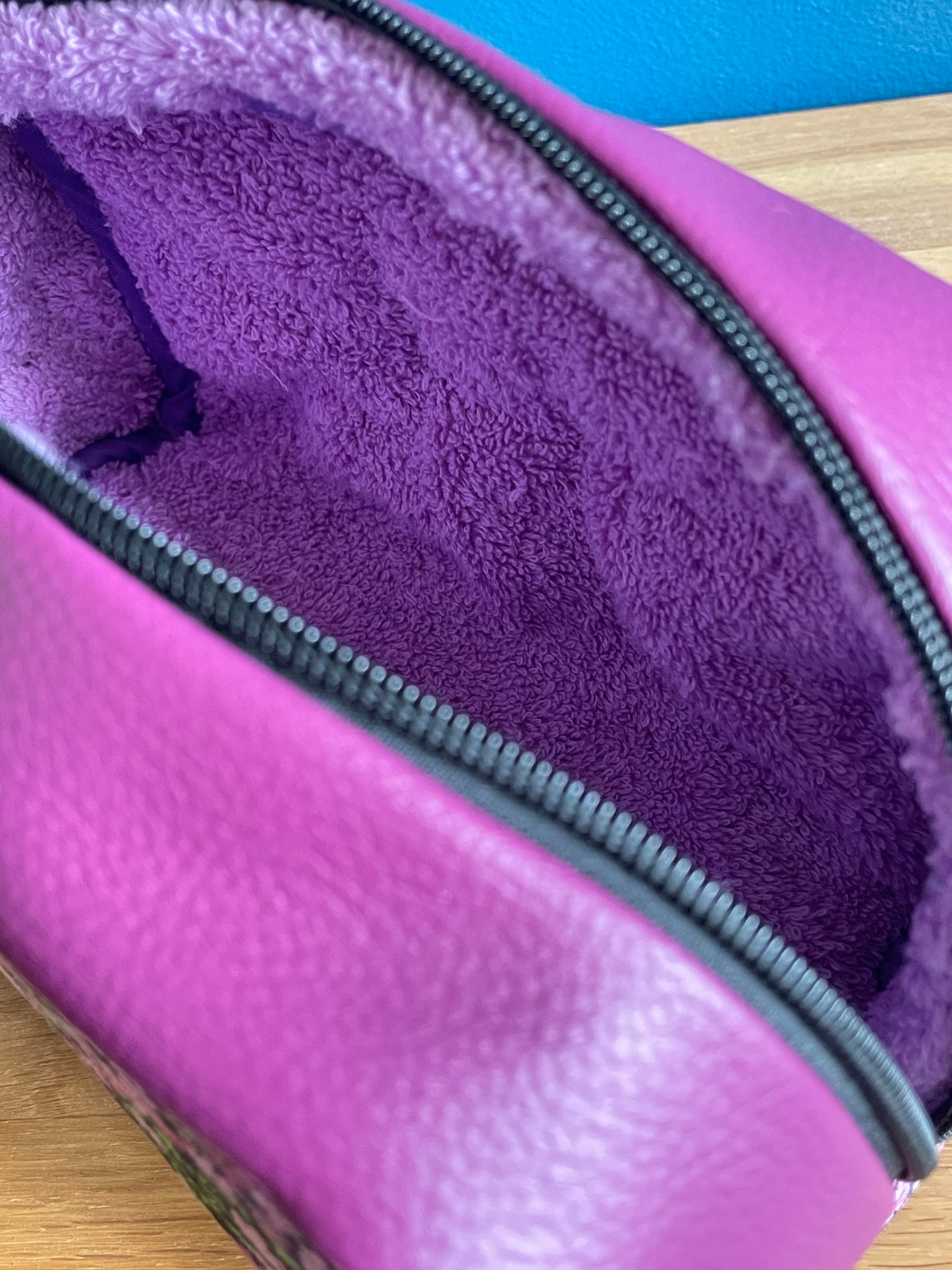 Trousse de toilette Fleurie Violette