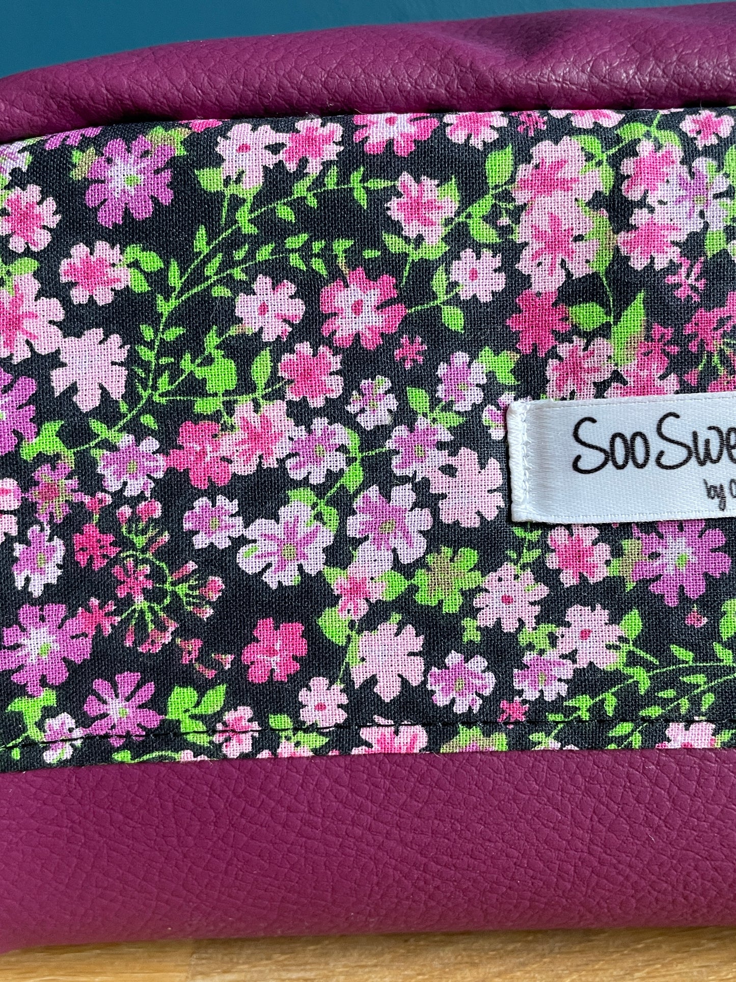 Trousse de toilette Fleurie Violette