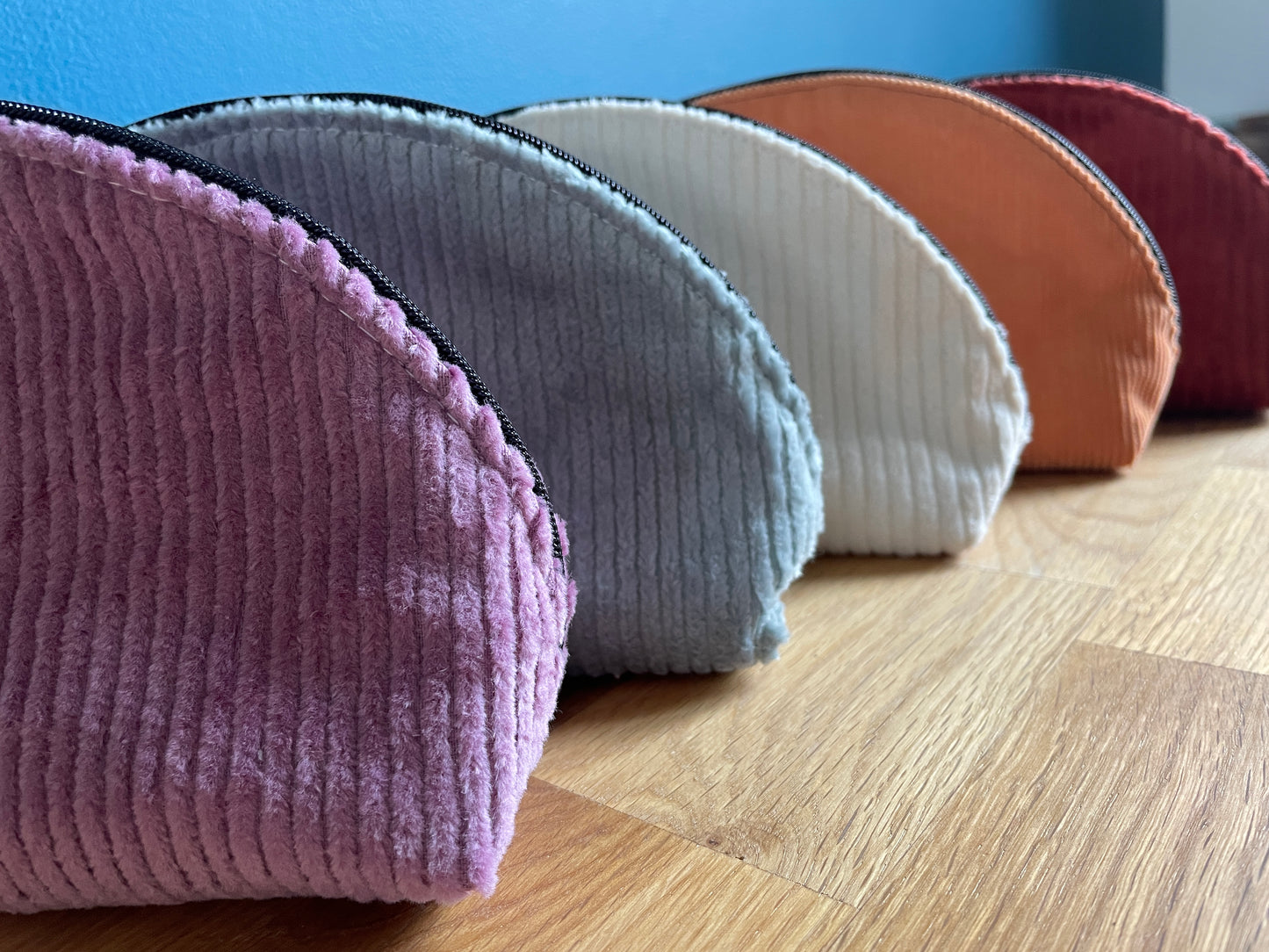 Trousse demi-lune Terracotta