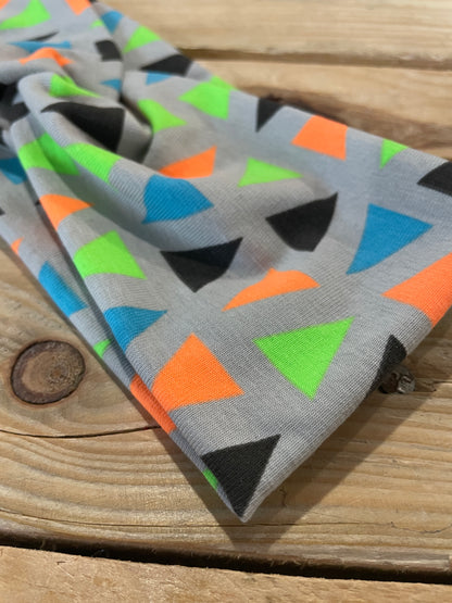 Bandeau à cheveux Triangles Fluo