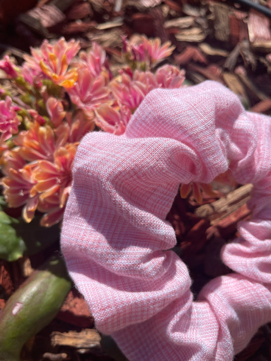 Chouchou Carreaux roses