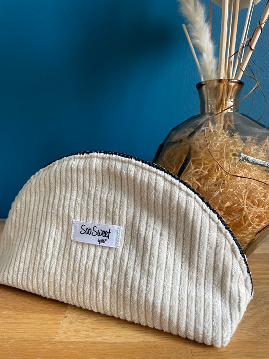 Trousse demi-lune Blanche
