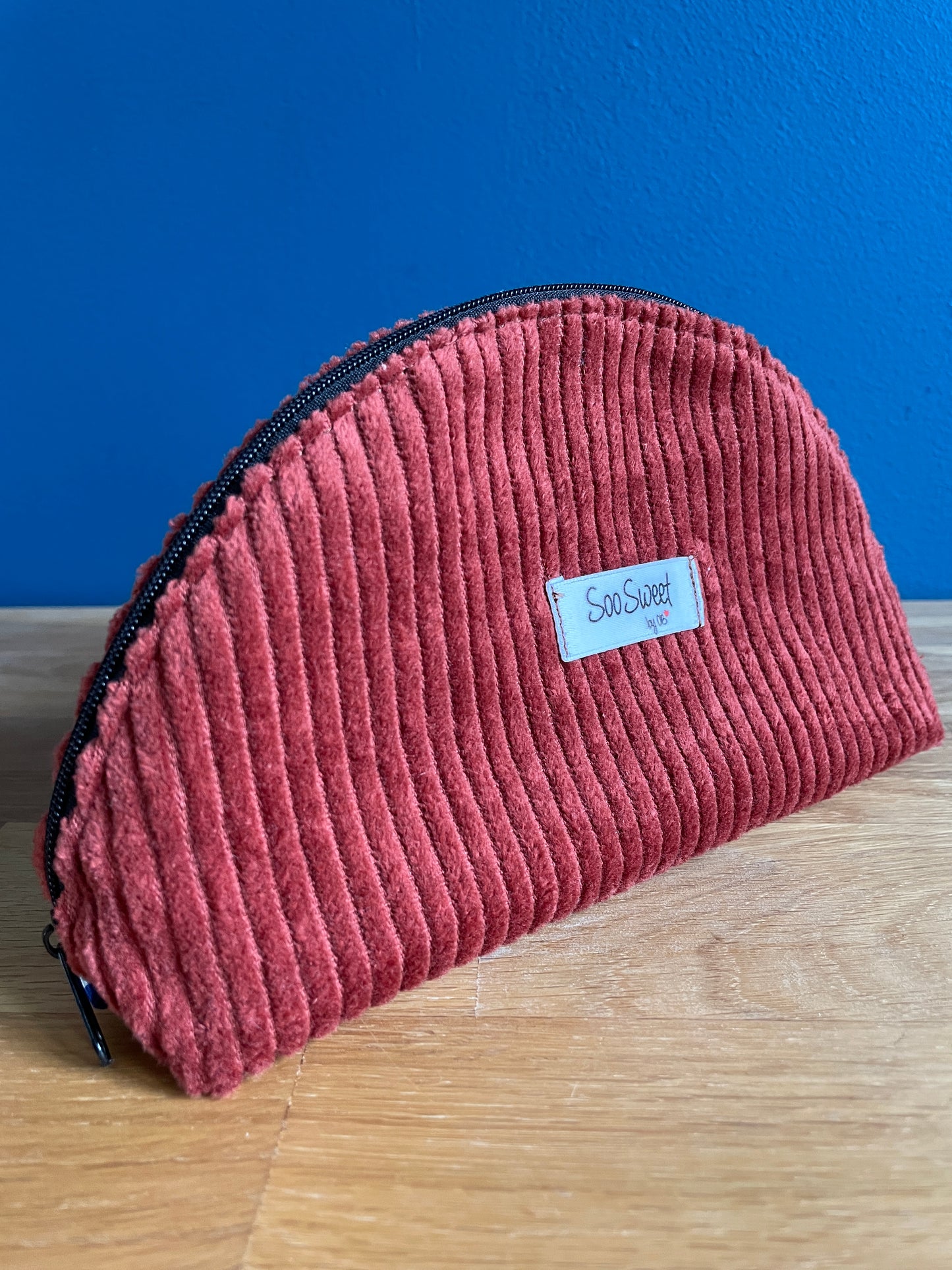 Trousse demi-lune Terracotta