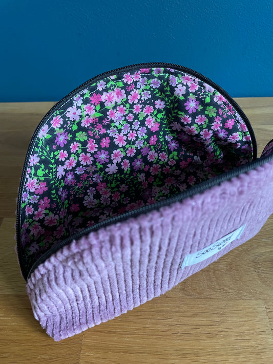 Trousse demi-lune Lilas