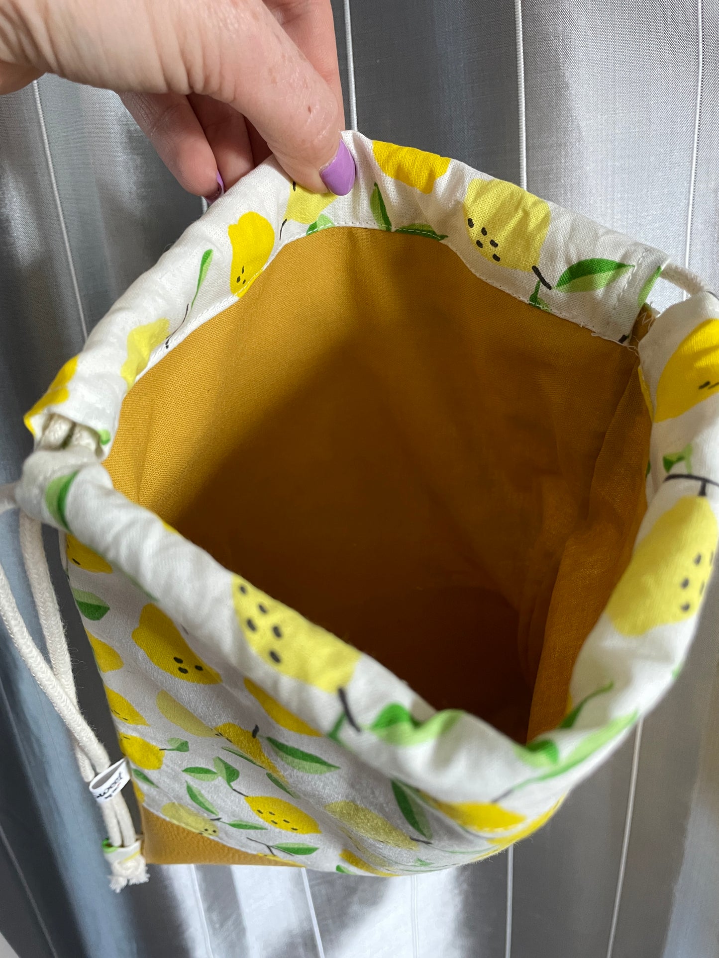 Sac à dos pochon Citrons